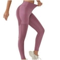 thumbnail image 1 of ZVNAΖH Yoga Pants for Women Clearance, Women's Casual Yoga Pants with Pockets High Waisted and Hip Lifting Exercise Fitness Yoga Pants, 1 of 4