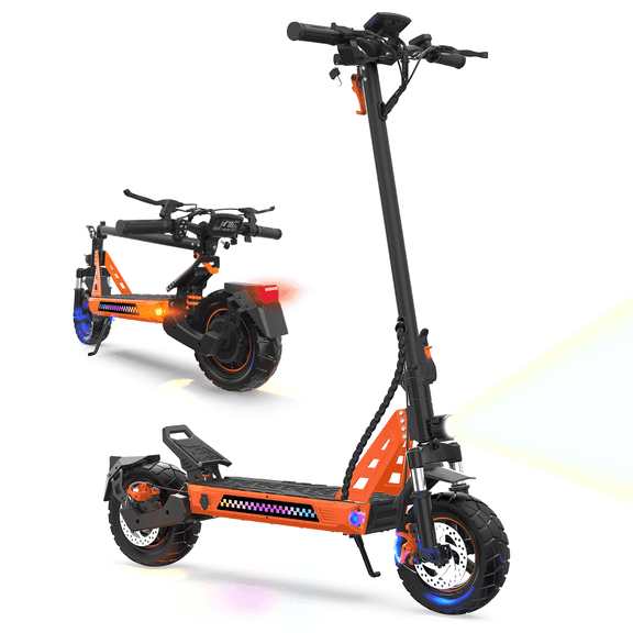 ZVOFB Electric Scooter Adults,1000W Motor Fast Off Road E Scooter, 28Mph Max Speed & 45 Miles Max Range, APP & Turn Signals,330lbs MAX Load,All-Terrain E-Scooter ZF3