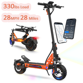 ZVOFB Electric Scooter for Adults 1000W Off Road,28MPH 28 Miles Range,330lbs Load,APP Control,Turn Signals,All-Terrain Folding E-Scooter E3