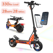 ZVOFB Electric Scooter for Adults 1000W Off Road,28MPH 28 Miles Range,330lbs Load,APP Control,Turn Signals,All-Terrain Folding E-Scooter E3