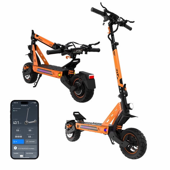 ZVOFB Off Road Electric Scooter for Adults,1200W,31MPH & 31 Miles Range