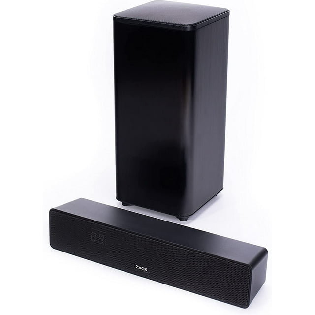 ZVOX AV110 Sound Bar Subwoofer TV Speaker Home Theater System, Black