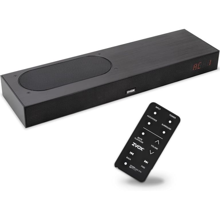 ZVOX AV835 Dialogue Clarifying Soundbar with Voice Boost and HDMI