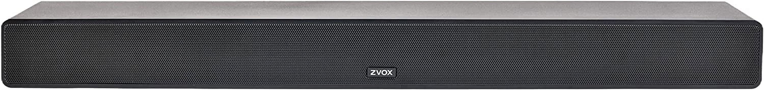 ZVOX AccuVoice AV355 Low-Profile Soundbar, Black