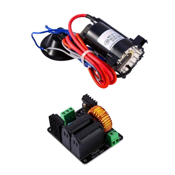ZVS Coil Flybacks Driver Module DC12-36V 20A 200W Power Supply Driver Board with Ignitions Coil