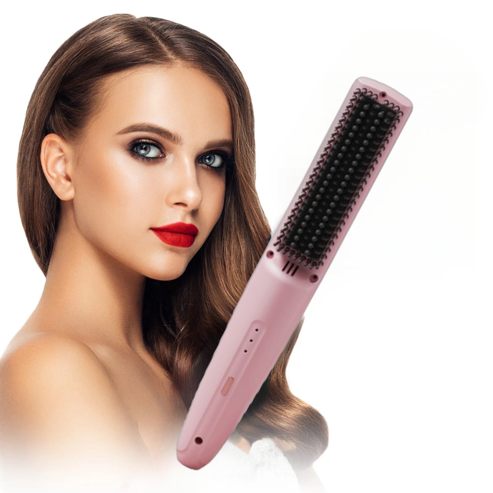 Hair Straightener Brush Kiss Bristle Straightener Reviews Bristle