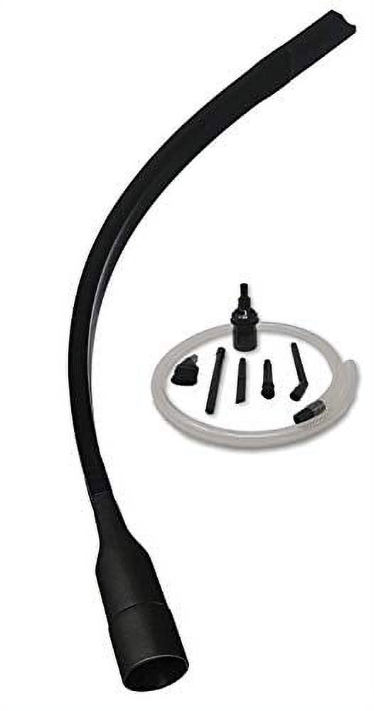 ZVac Under Appliance Wand Flex Crevice Attachment with Micro Vacuum
