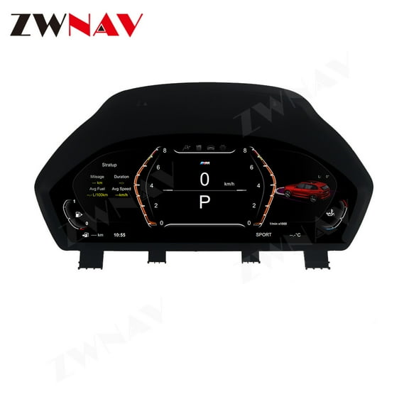 ZWANV 12.3 inch car LCD digital instrument panel instrument cluster speedometer suitable for BMW 3 series /F30 BMW 4 series /F32 multimedia player host