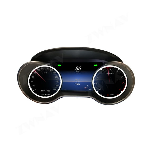 ZWNAV LCD Digital Instrument Cluster Speedometer for Mercedes-Benz ML/GL/R/G/GL 12.3 Inch 1 Pack