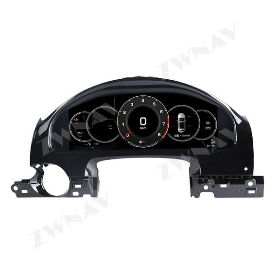 ZWNAV 12.3 inch car LCD digital instrument panel instrument cluster speedometer suitable for Porsche Cayenne LCD instrument panel 2011-2017