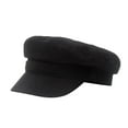 thumbnail image 1 of ZWGHEBK Fashion Newsboy Hats for Women Winter Warm Pageboy Cabbie Cap Beret Solid Color Classic Autumn Spring Elegant Women Beret Newsboy Hat, Black, One Size, 1 of 3