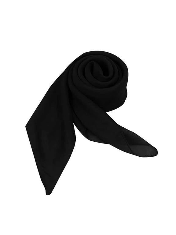 Summer Suncreen Chiffon Scarf Women Lightweight Thin Scarf Solid Color Bandana Breathable Vintage Elegant Sheer Scarves for Women