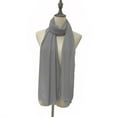 thumbnail image 1 of ZWGHEBK Women's Long Scarf Soft Lightweight Thin Summer Chiffon Sheer Scarf for Women Elegant Ladies Solid Color Scarves Shawls and Wraps, 1 of 3