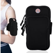 ZWHong Running Phone Holder, Universal Phone Armband for iPhone & Samsung, Workout Phone Holder with Arm Band, Secure Running Armband for Men & Women, Gym Exerc