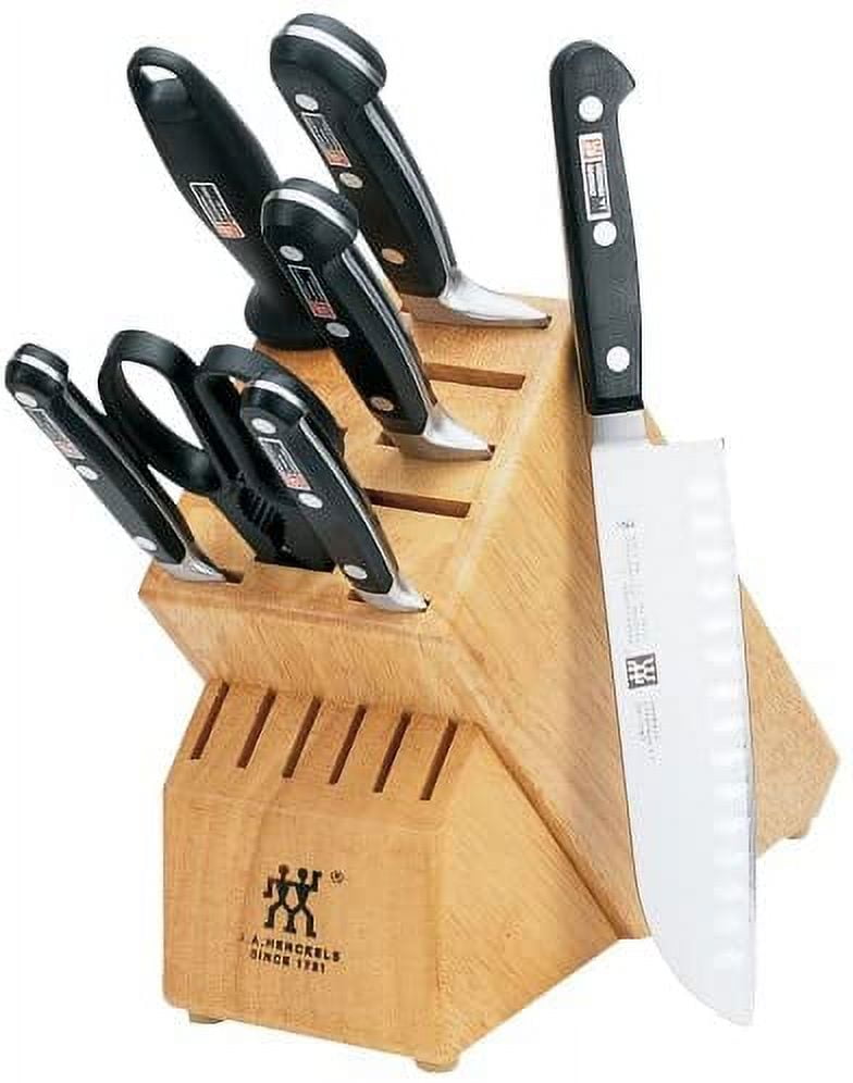 Zwilling J.A. Henckels Pro 7 Piece Kitchen Block Set with Self-Sharpening  Block and Cutting Board - KnifeCenter - 35674-000