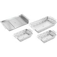 thumbnail image 1 of ZWILLING BBQ+ 4-pc Grill Basket Set, 2 Small Grill Baskets, 1 Medium Basket, 1 Grill Topper, Stainless-Steel, Nestable, 1 of 8