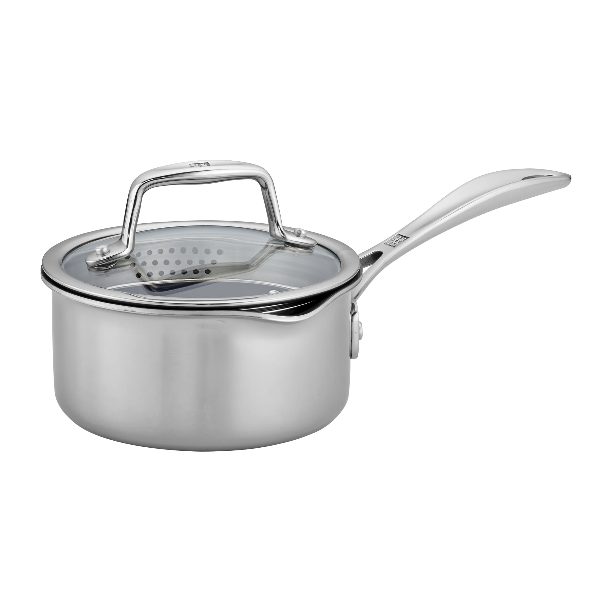 ZWILLING 1 Qt. Stainless Steel Ceramic Non-Stick Sauce Pan, Clad CFX Series  in 2023