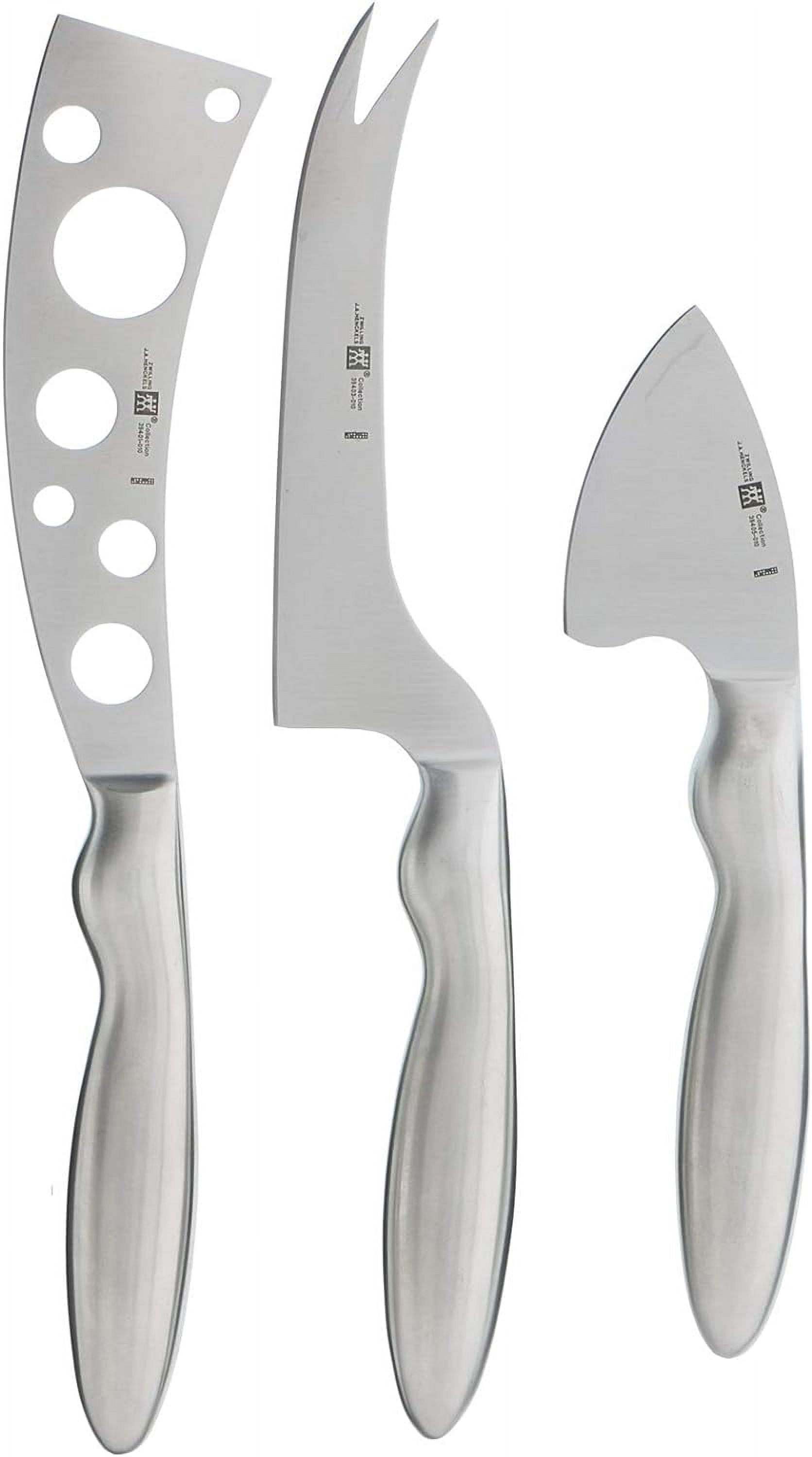 ZWILLING Collection 3-pc Cheese Knife Set for Charcuterie Board, Gift Set, Stainless Steel