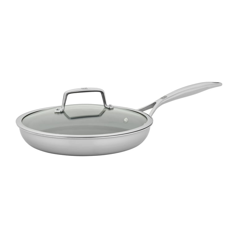 Henckels 10 Stainless Steel Ceramic Non-Stick Fry Pan with Lid