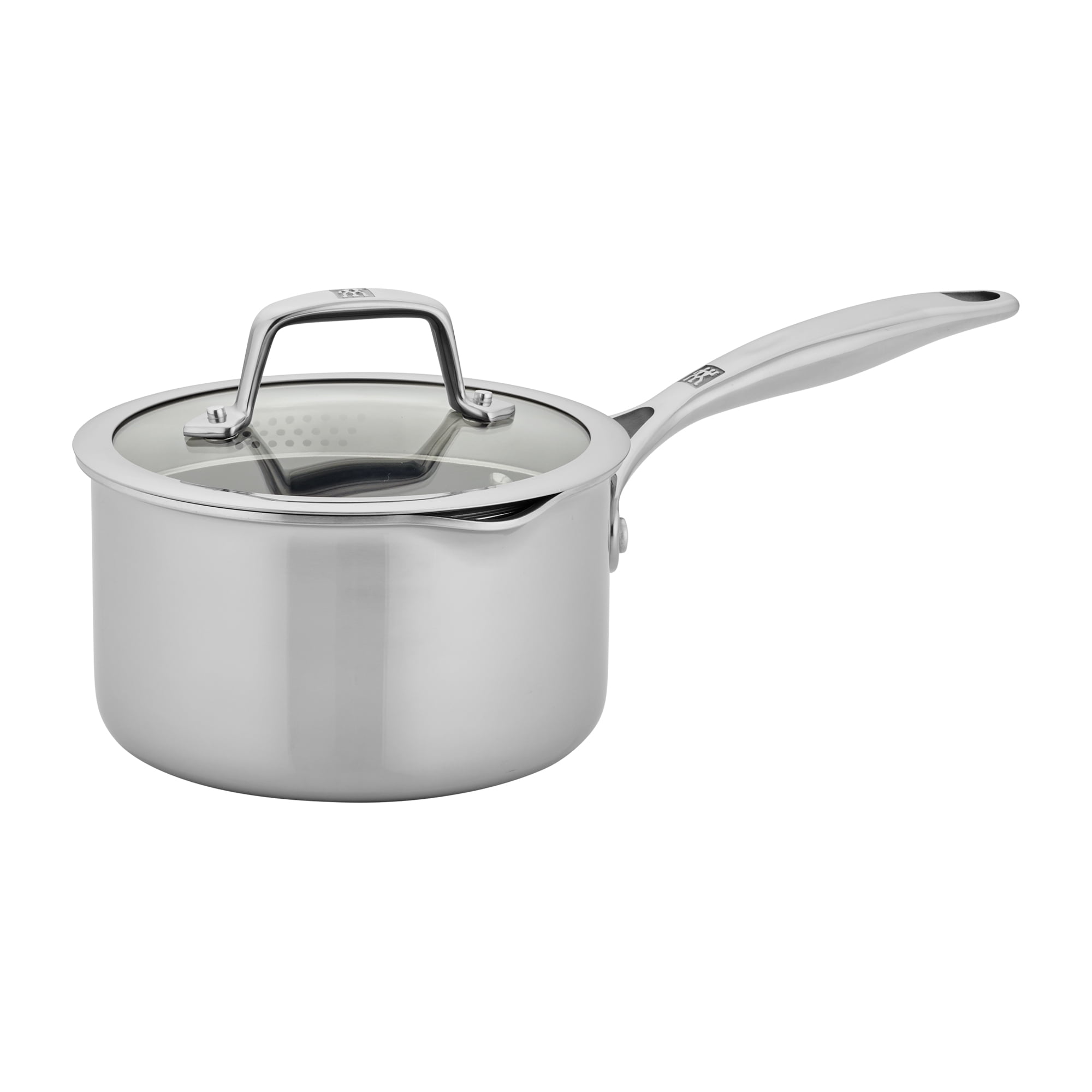A.B Crew 2.5 Quart Saucepan with Steamer Basket and Oil Drain Rack Nonstick  18/10 Stainless Steel Pot with Glass Lid 2.5 Qt Sauce Pan Small Cooking Pot  Frying Pan for Kitchen Restaurant - Yahoo Shopping