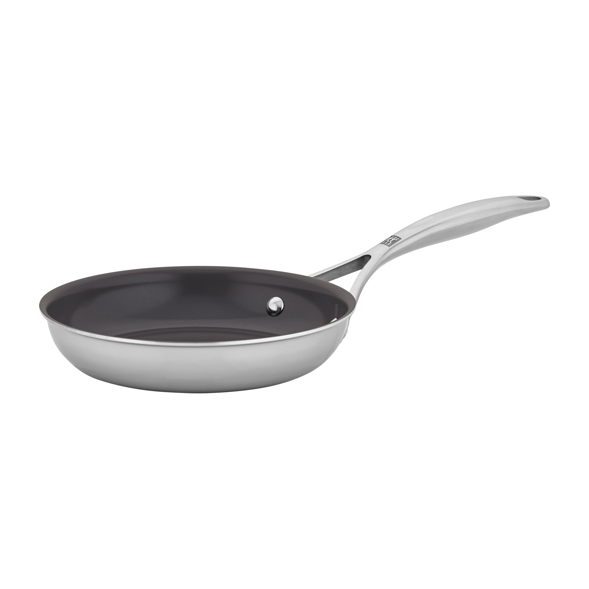 8-inch Stainless Steel Nonstick Fry Pan with Ceramic Coating