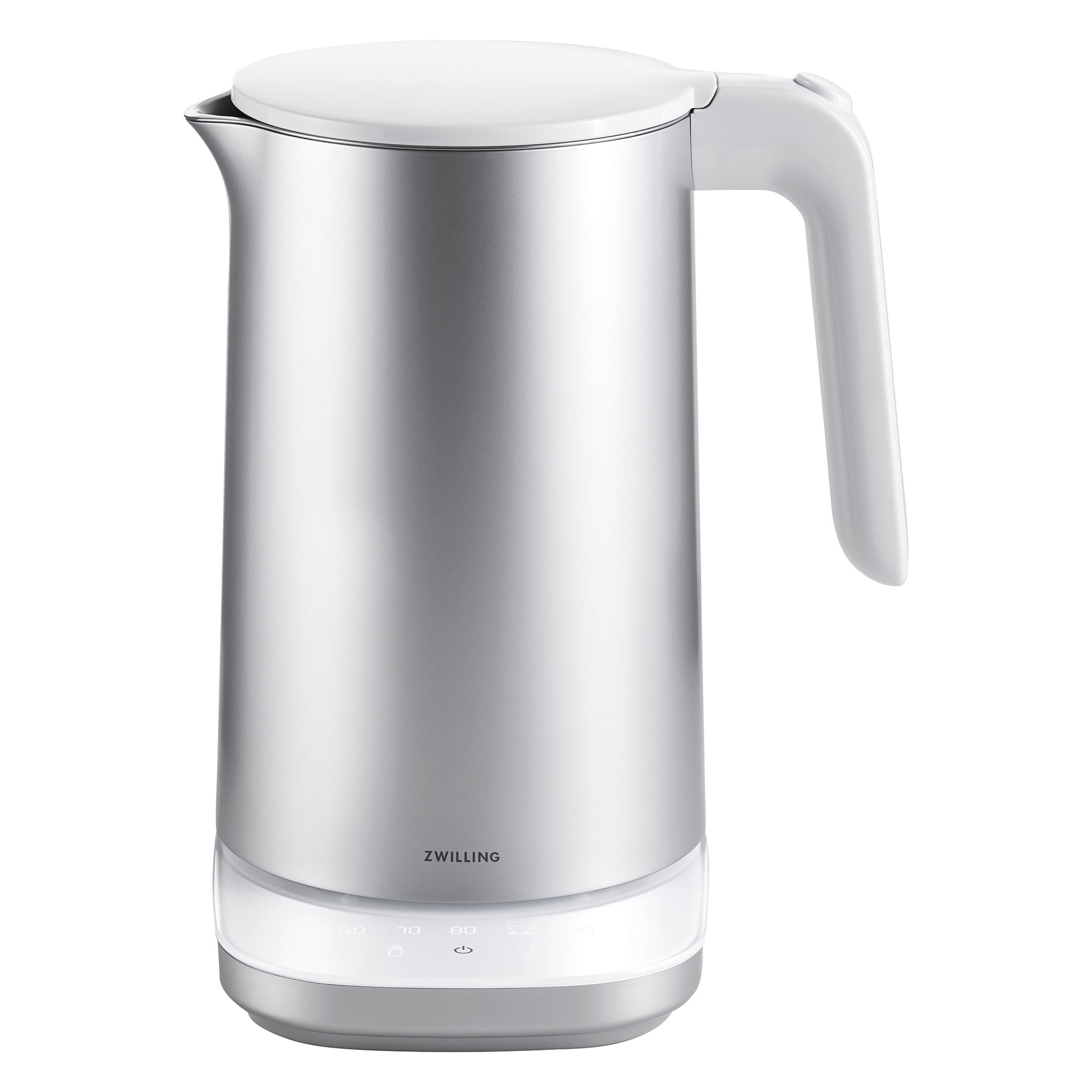 Silver Stainless Steel 1.5-Liter Cool Touch Electric Tea Kettle