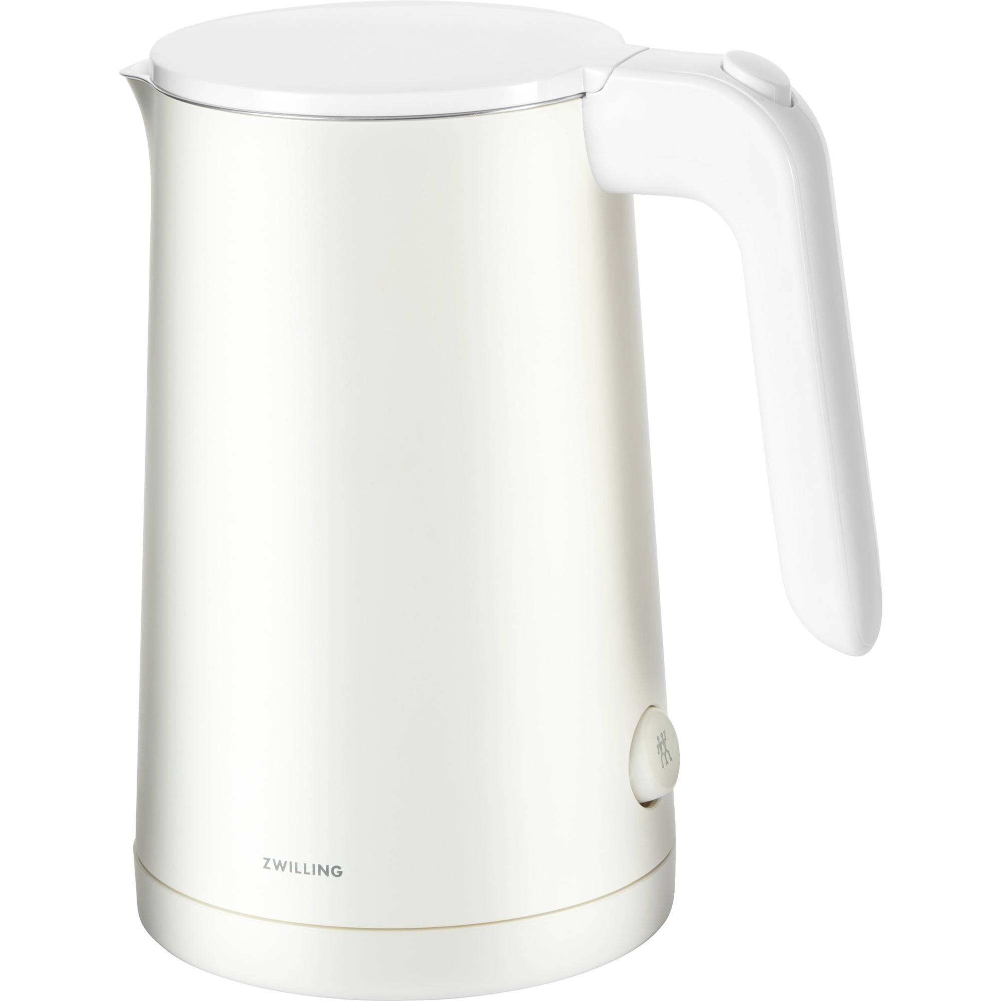 ZWILLING Enfinigy Cool Touch 1-Liter Electric Kettle, Cordless Tea Kettle & Hot Water - White