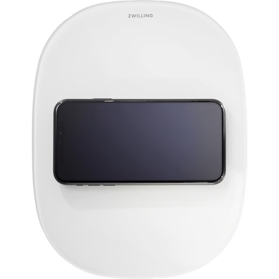ZWILLING Enfinigy Wireless Charging Scale, Silver