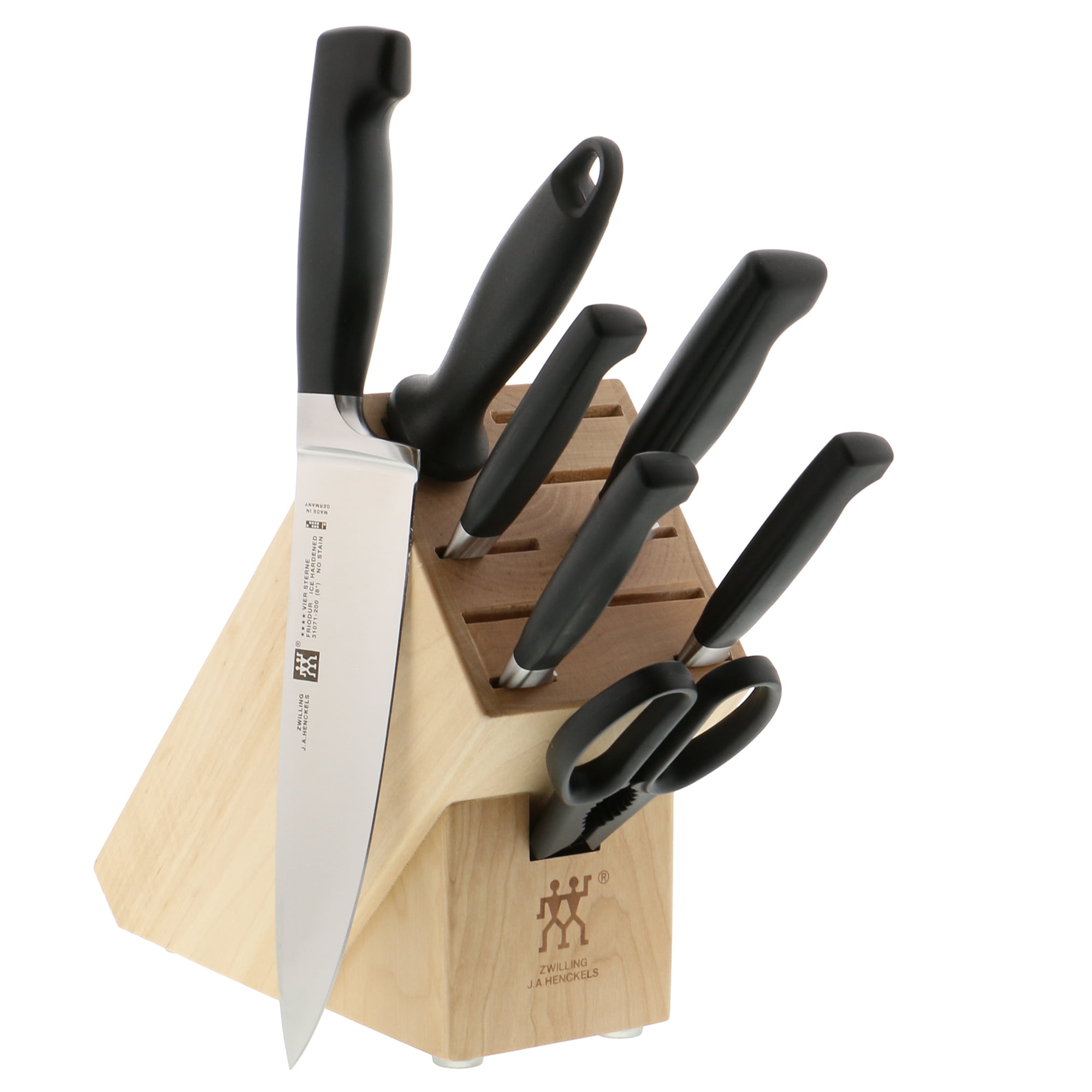 Zwilling J.A. Henckels 8-Piece Stainless Steel Knife Block Set