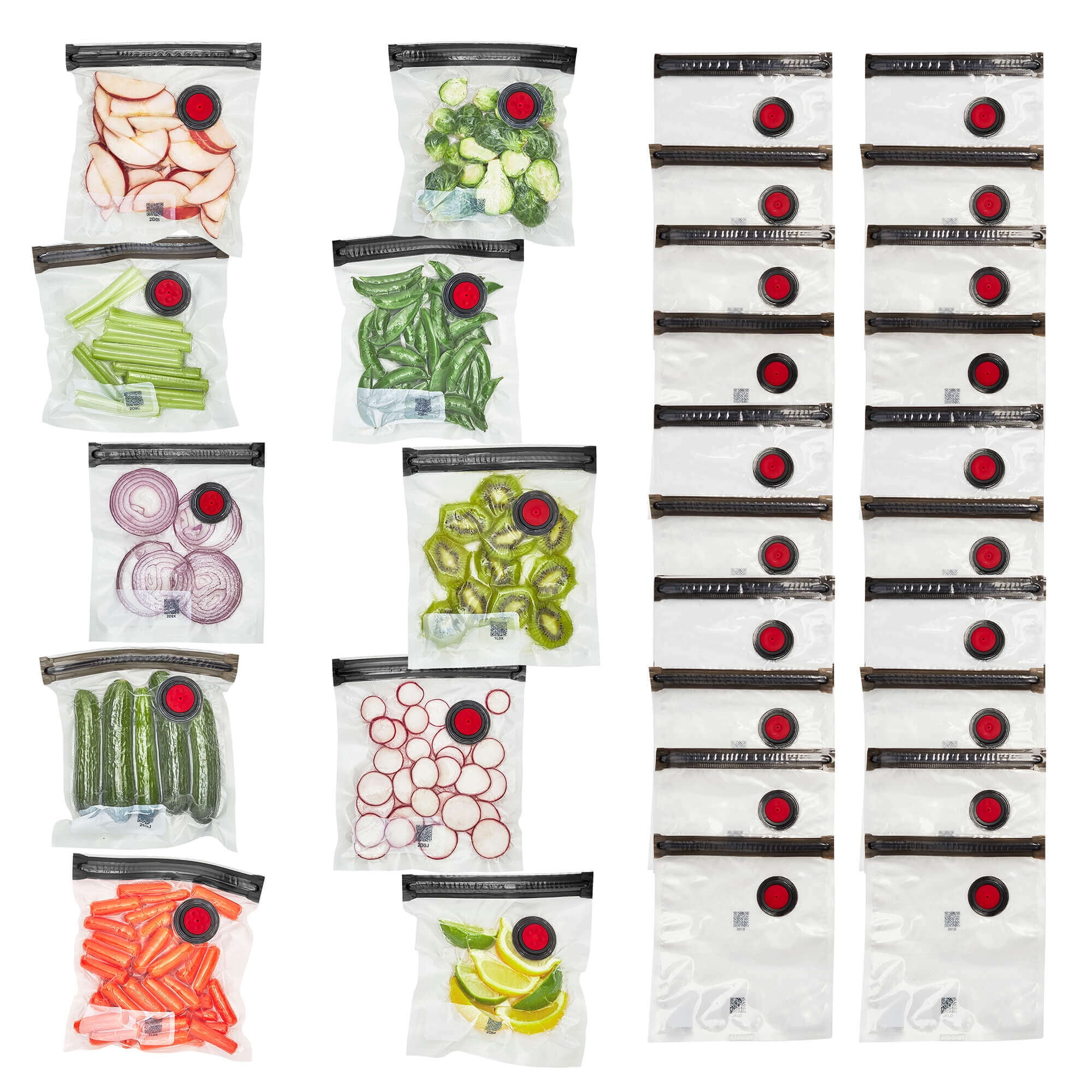 ZWILLING Fresh & Save 10-pc Small Vacuum Sealer Bags 1/2 Gallon, Reusable  Snack Bags, Meal Prep 