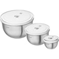 thumbnail image 1 of ZWILLING Fresh & Save BOWLS 3-pc Stainless Steel Vacuum Bowl Set, 1 of 8