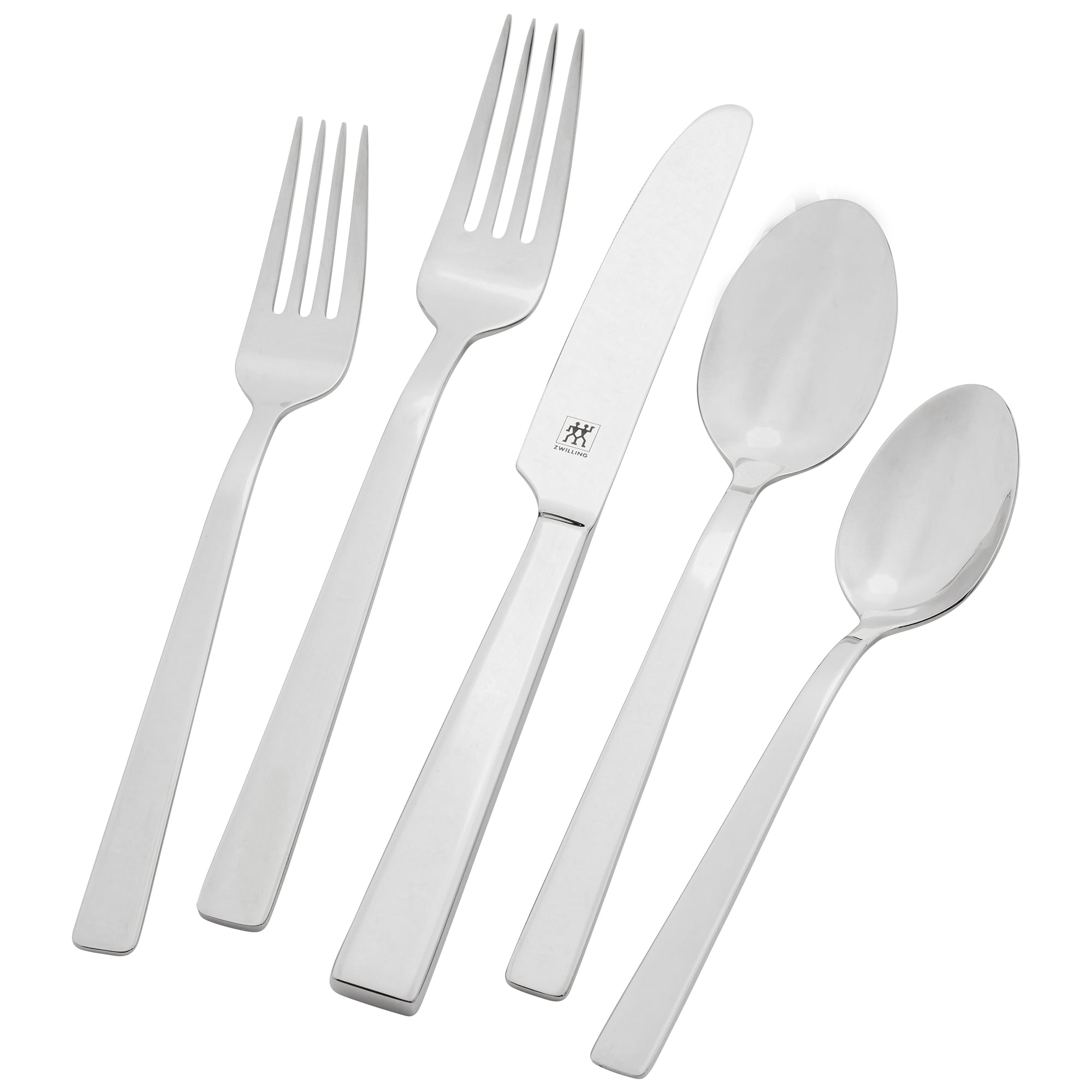 Black Cutlery Set Sleek Flatware Set 5 Piece Hostess Set Modern Flatware Set  Handmade Silverware stainless Steel Cutlery -  Denmark