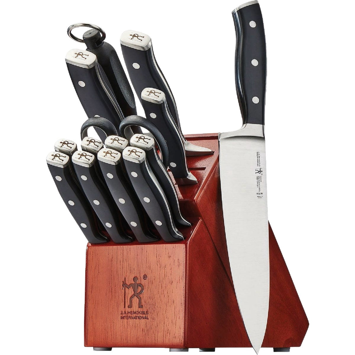 ZWILLING Knife Block Set - 15-Piece, Dishwasher Safe, German Stainless Steel