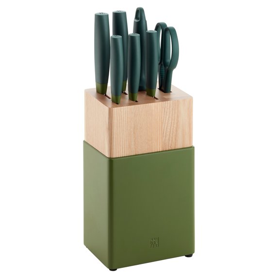 ZWILLING Now S 8-pc Knife Block Set - Lime Green