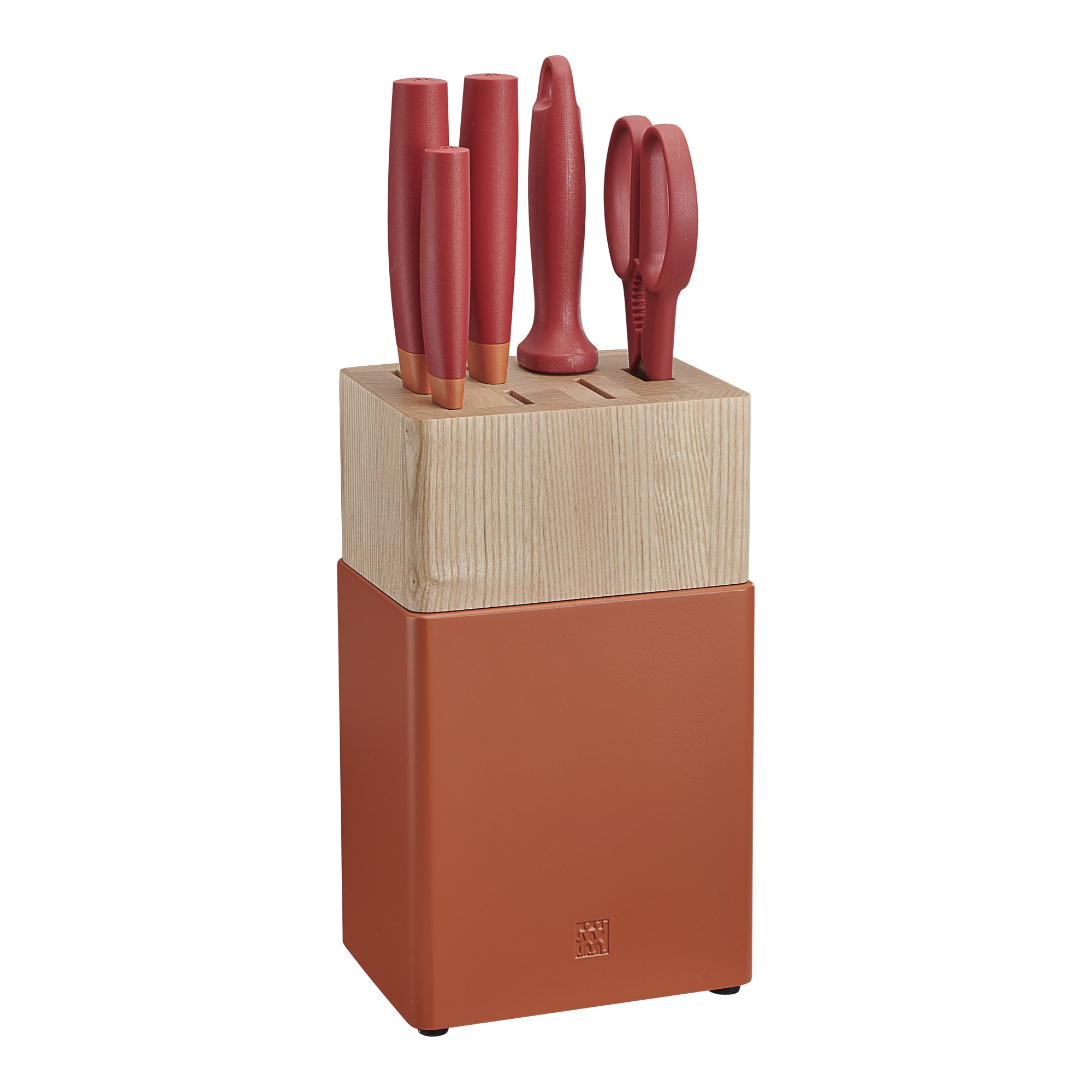 Get Zwilling Now S 7 Piece Knife Set Pink Delivered