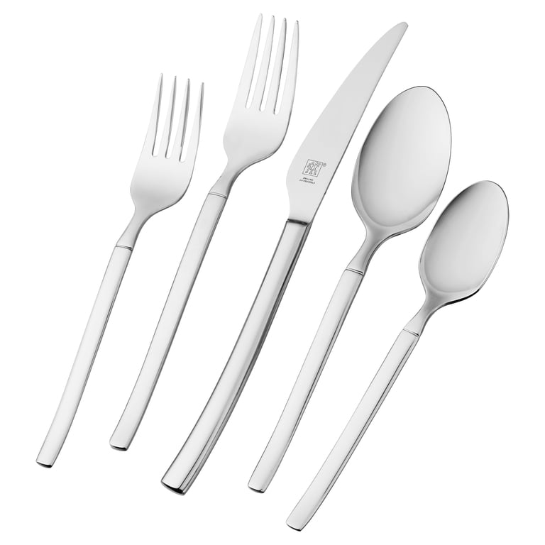 ZWILLING Opus 45-Piece Flatware Set, Contemporary European Design