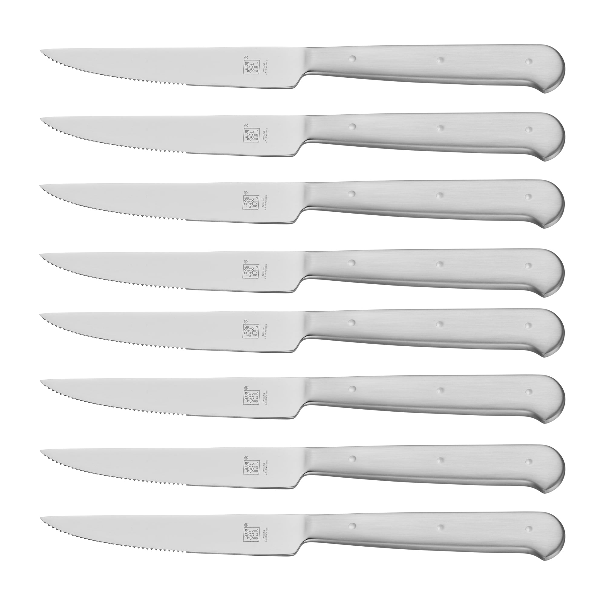 ZWILLING Porterhouse Razor-Sharp Steak Knife Set of 8 with Black Presentation Case, Gift Set