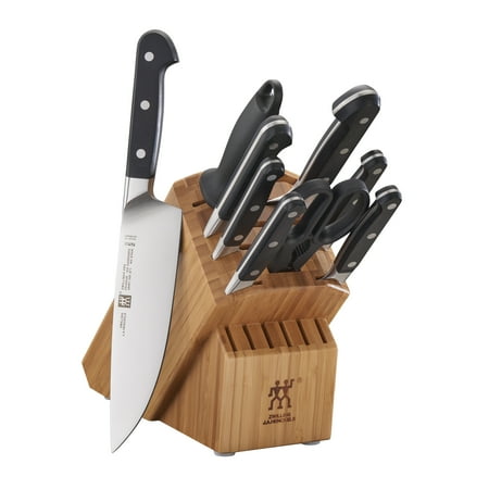 ZWILLING - Pro 10-pc Knife Block Set - Bamboo