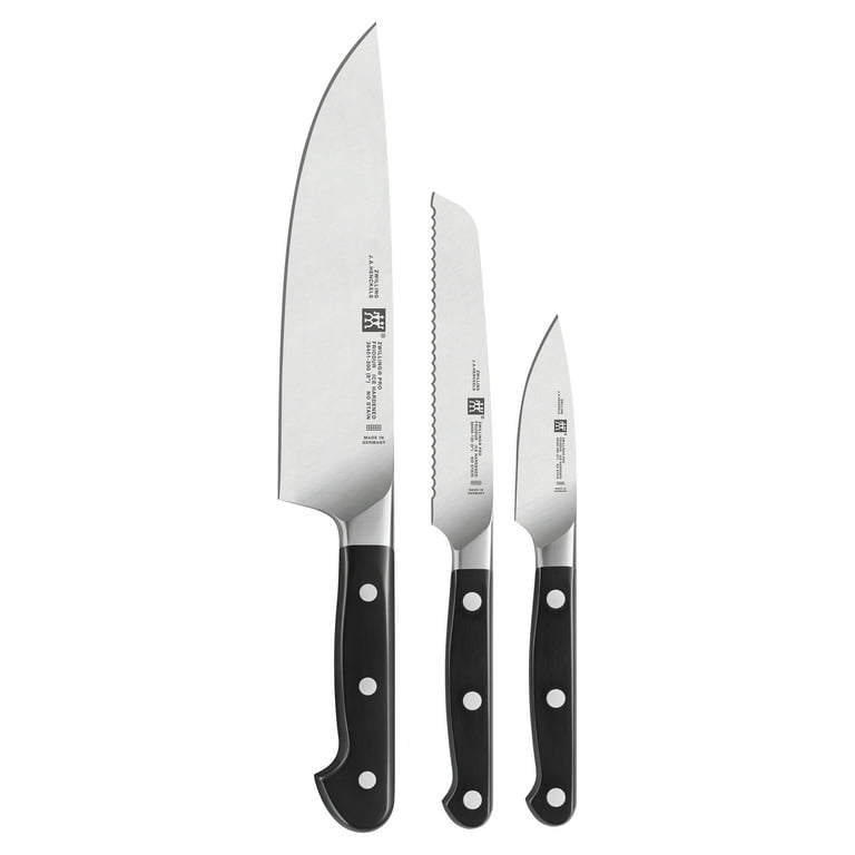 ZWILLING Pro Forged 3 Piece Starter Knife Set — Las Cosas Kitchen