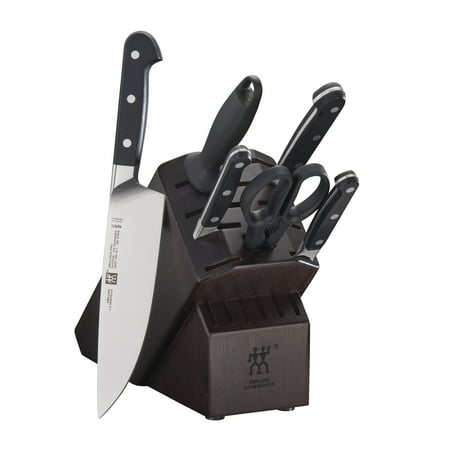 ZWILLING - Pro 7-pc Knife Block Set - Walnut - Brown