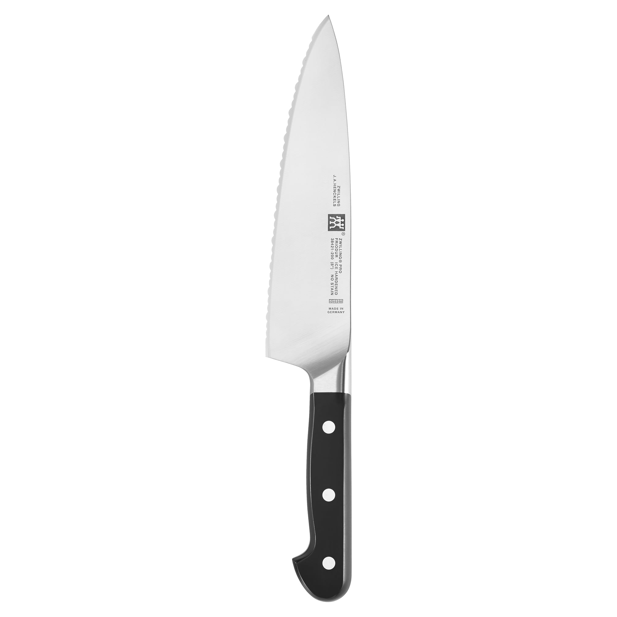  STEWART & BRADLEY 8Inch Chef Knife. MasterPro Series Full Tang,  Razor Sharp, Ultra Fine Highly Tempered German Steel 4028, Forged to 1400  degrees, Precision Diamond Sharpened Chefs knife 8 inch 