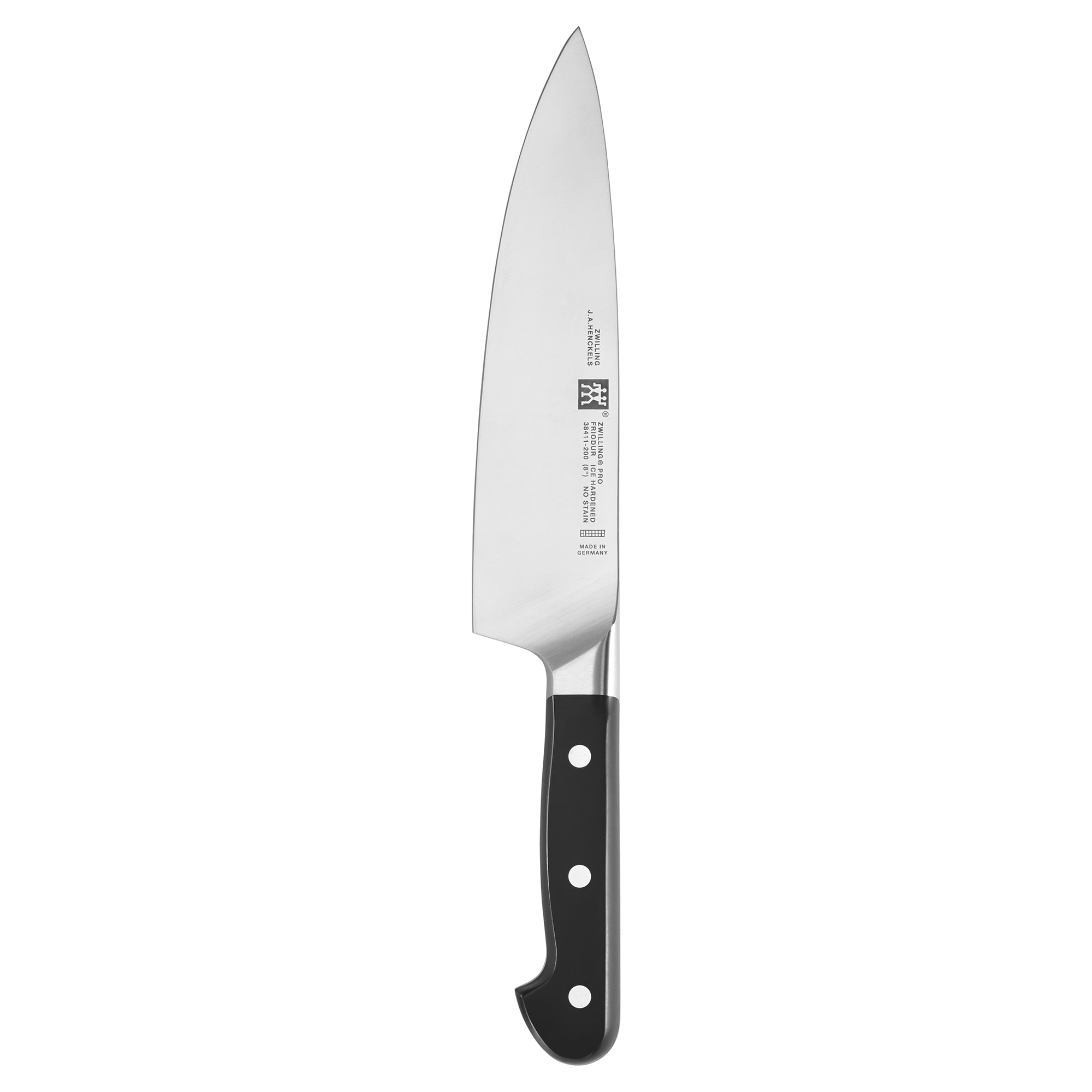 ZWILLING Pro 8-Inch Black Steel Chef's Knife