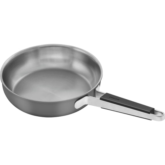 ZWILLING Pure 9.5-inch Stainless Steel Fry Pan, Grey