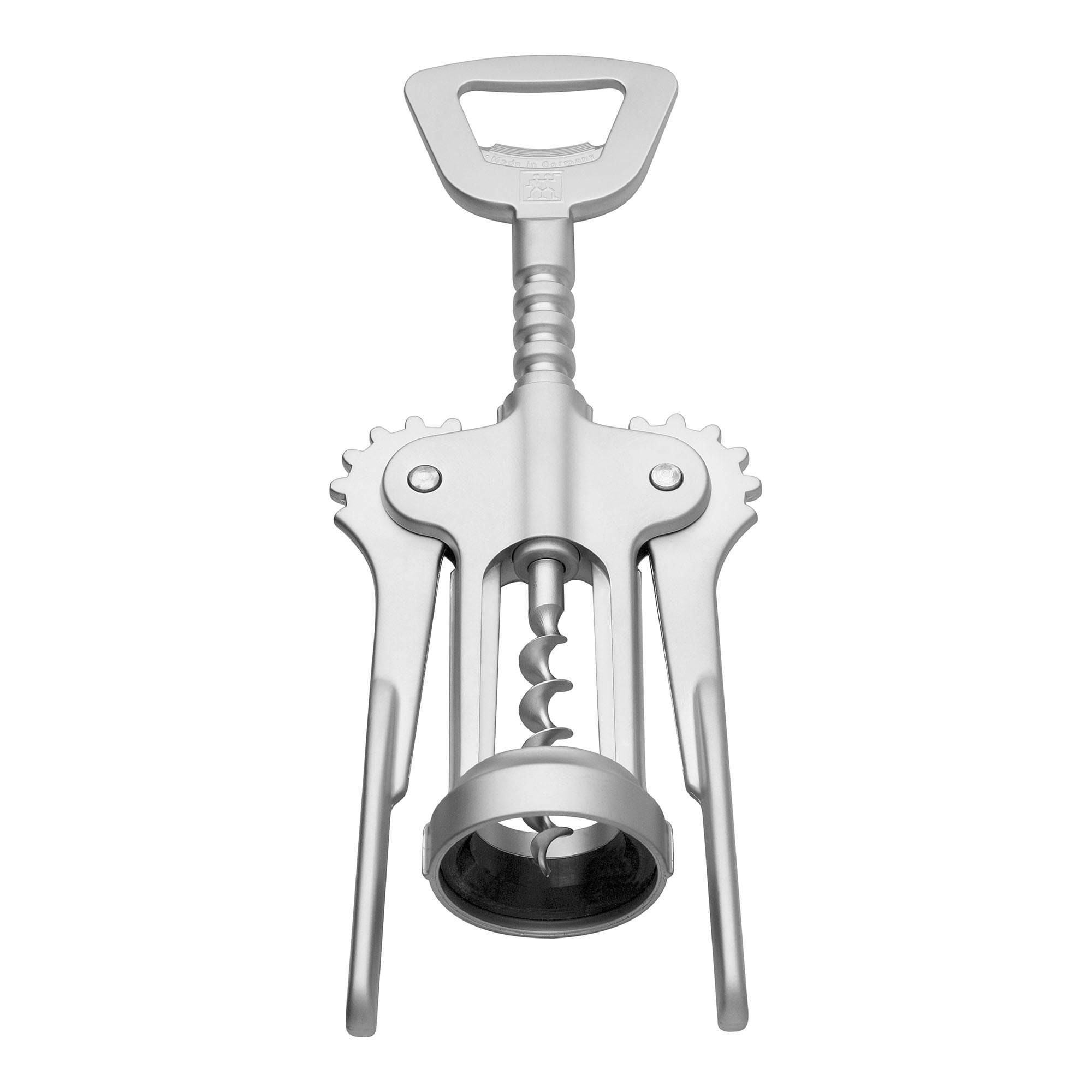Stainless Steel Double Lever Corkscrew with Storage Case