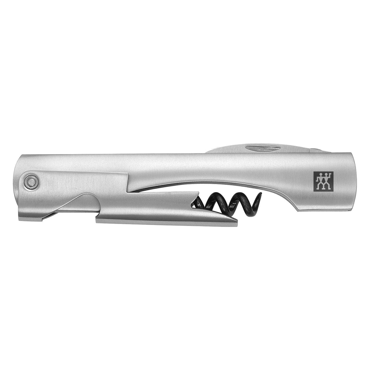 Compact Stainless Steel Waiter's Corkscrew with Micarta Handle