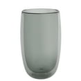thumbnail image 1 of ZWILLING Sorrento 2-pc Double-Wall Latte Glass Set - Smoke Grey, 1 of 3