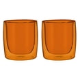 thumbnail image 1 of ZWILLING Sorrento 2-pc Double-Wall Tumbler Glass Set - Amber, 1 of 3