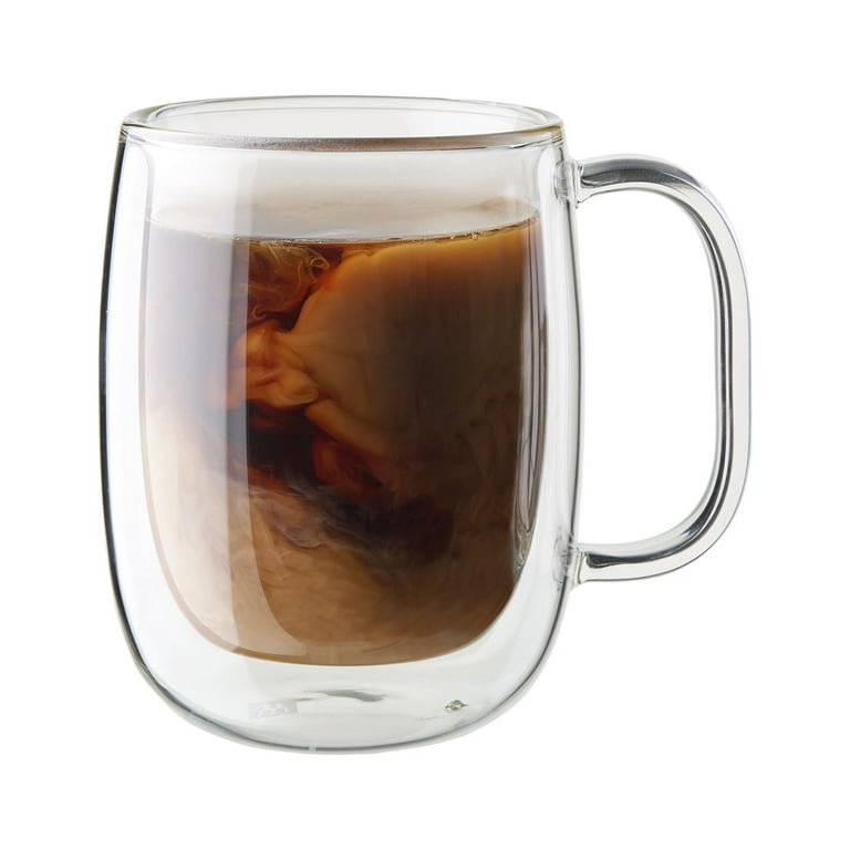 Zwilling Sorrento Plus Double Wall Glassware 2-pc Latte Glass Mug Set