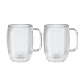 thumbnail image 1 of ZWILLING Sorrento Plus 2-pc Double-Wall Glass Latte Mug Set, 1 of 7