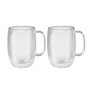 ZWILLING Sorrento Plus 2-pc Double-Wall Glass Latte Mug Set